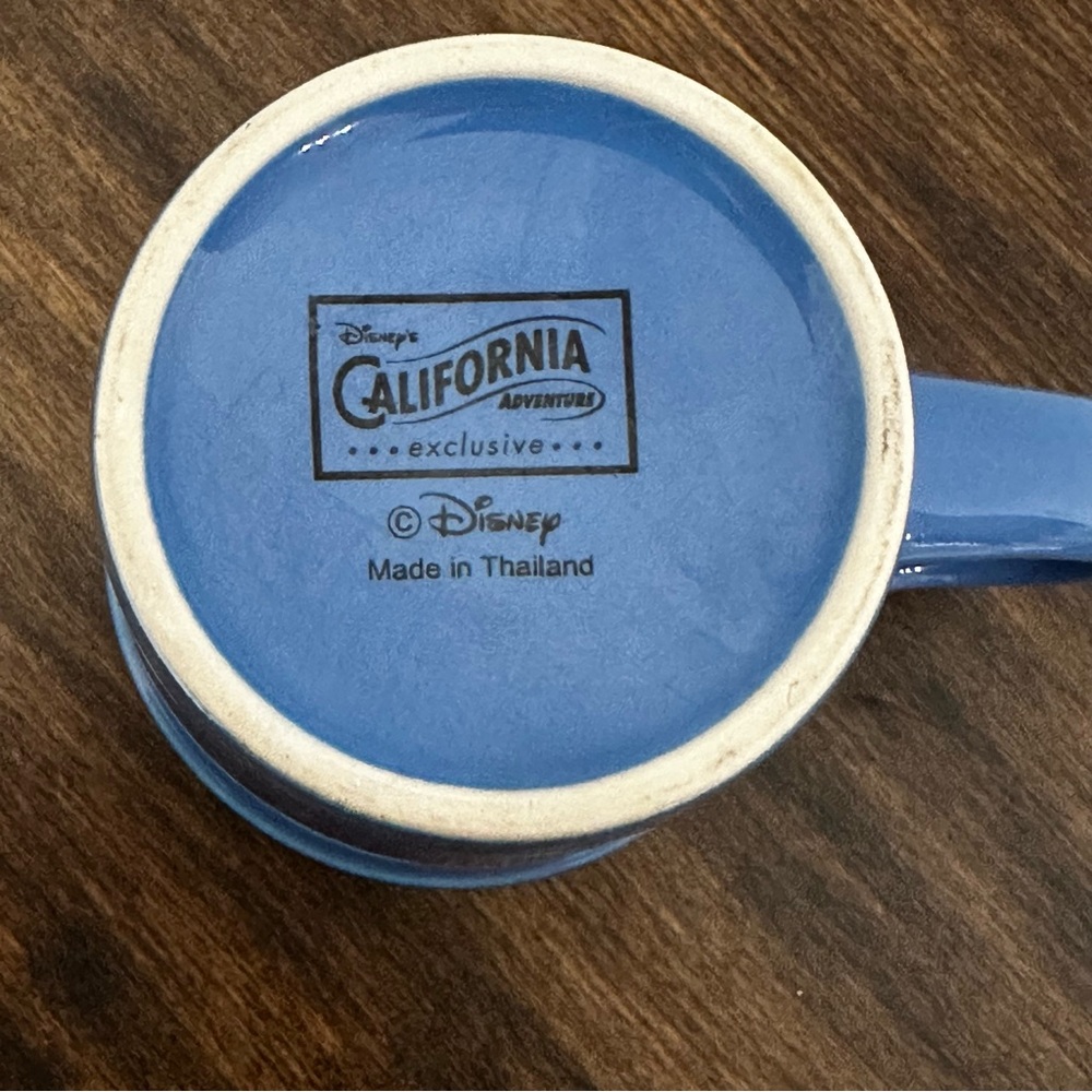 Vintage Disney California Adventure Paradise Pier Blue Mug - Exclusive - Picture 4 of 6